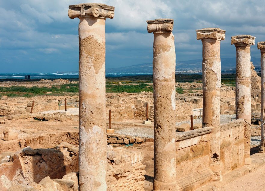Paphos Archaeological Park, Paphos, Paphos District, Cyprus